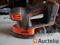 Schuurmachine driehoekige draadloos 18 v black&decker bdcds18 - afbeelding 5 van  5