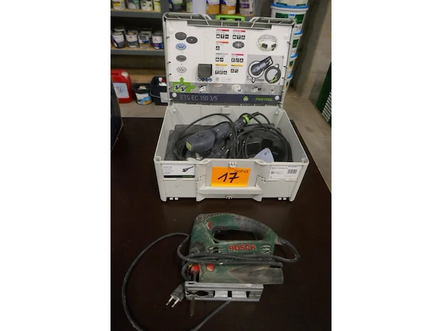 Schuurmachine festool + decoupeerzaagmachine bosch - afbeelding 1 van  4