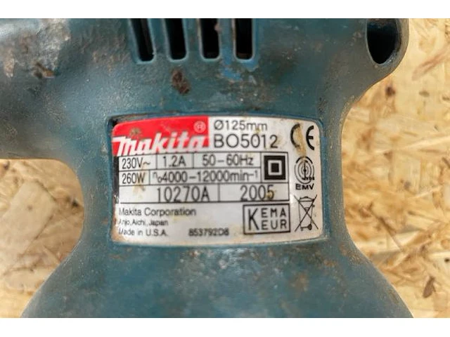 Schuurmachine makita - afbeelding 3 van  3