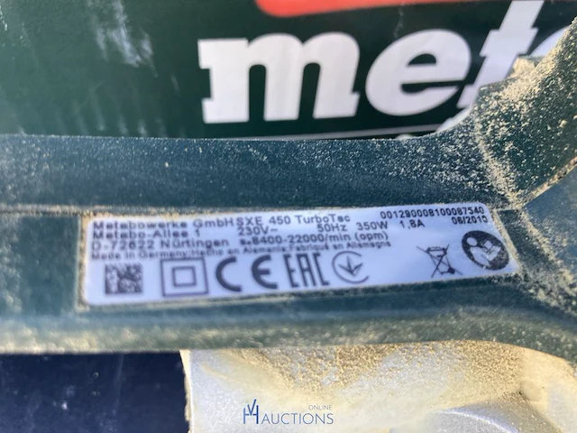 Schuurmachine metabo - afbeelding 2 van  3