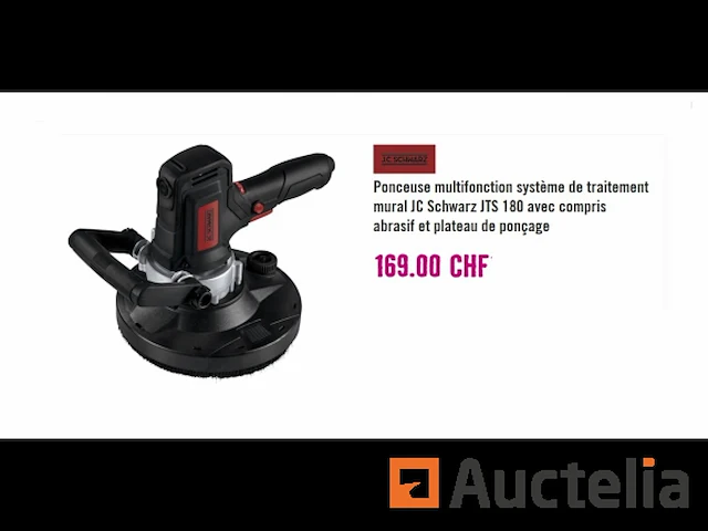 Schuurmachine multifunctionele jc schwartz jts 180 in zijn koffer - afbeelding 1 van  10