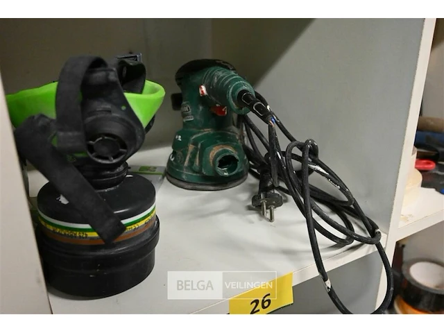 Schuurmachine parkside/stofmasker/schuurschijven - afbeelding 2 van  2