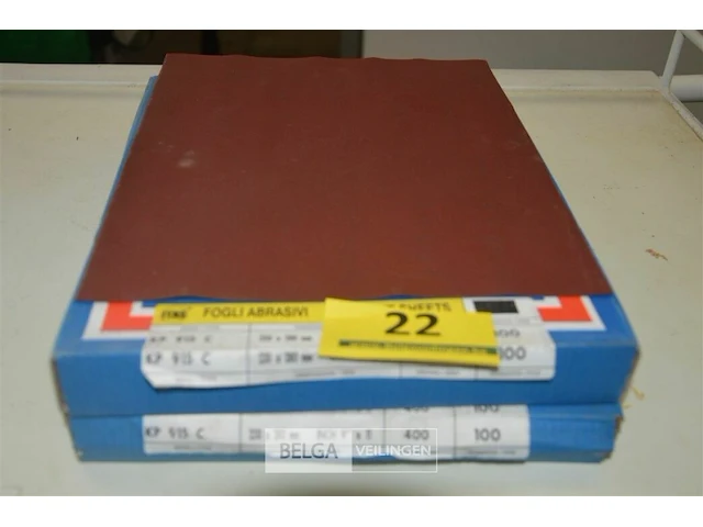 Schuurpapier 230x280mm 9 inch 400 grana - afbeelding 1 van  2