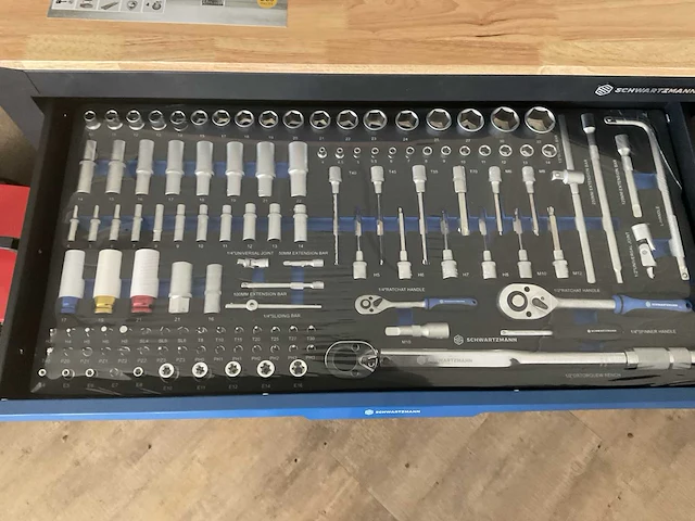 Schwartzmann gereedschapswagen 269 pcs - afbeelding 6 van  8