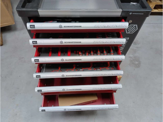 Schwarztmann gereedschapswagen 168 pcs - afbeelding 5 van  11