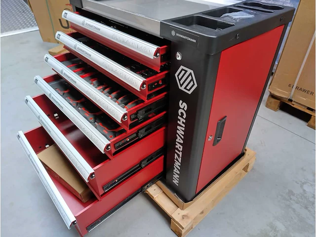 Schwarztmann gereedschapswagen 168 pcs - afbeelding 6 van  11