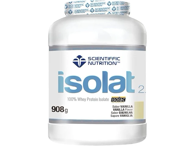 Scientiffic nutrition isolat 2.0 vanille - afbeelding 1 van  2