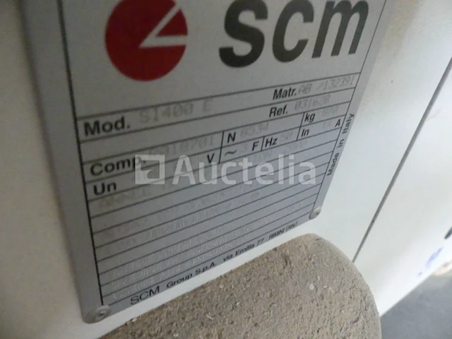 Scm si400e horizontale schuifzaag - afbeelding 12 van  15