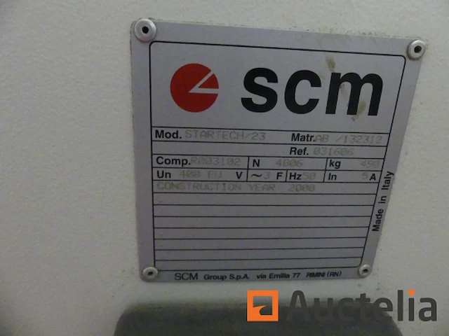 Scm startech 23 automatische multikopboormachine - afbeelding 8 van  14