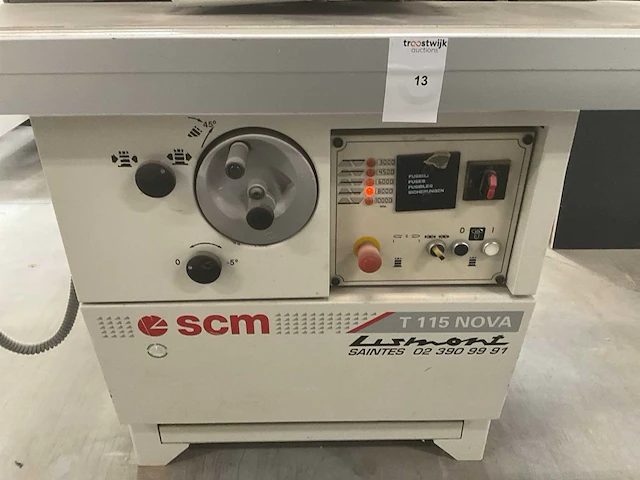 Scm t115 nova kantenfreesmachine - afbeelding 10 van  14