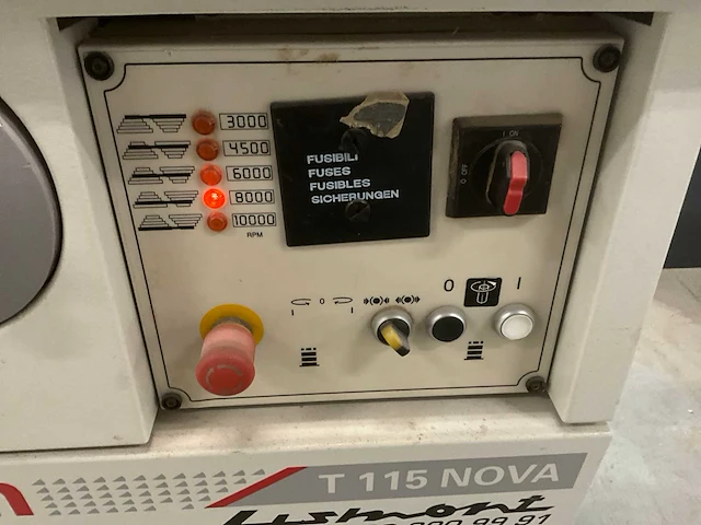 Scm t115 nova kantenfreesmachine - afbeelding 11 van  14