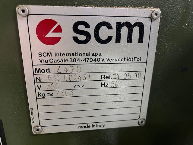 Scm z45 d opdeelzaag - afbeelding 2 van  15