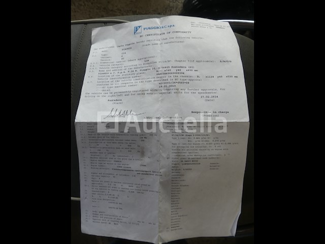 Scooter piaggio vespa s50 4v (2014-12.319 km)(vin:zapc3860000009394 ) - afbeelding 12 van  13