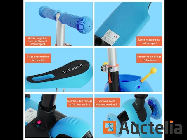 Scooter voor kinderen scooter 3 wielen evolutionair 3in1 - afbeelding 2 van  15