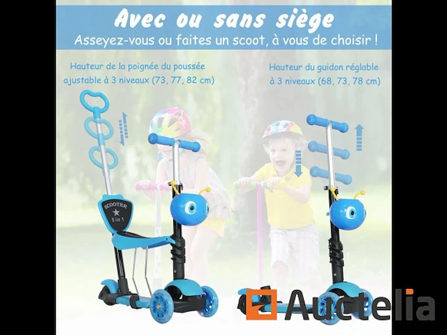 Scooter voor kinderen scooter 3 wielen evolutionair 3in1 - afbeelding 8 van  15