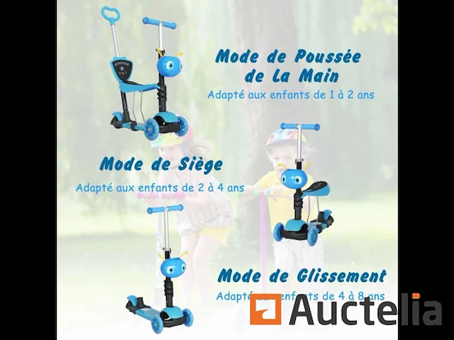 Scooter voor kinderen scooter 3 wielen evolutionair 3in1 - afbeelding 15 van  15