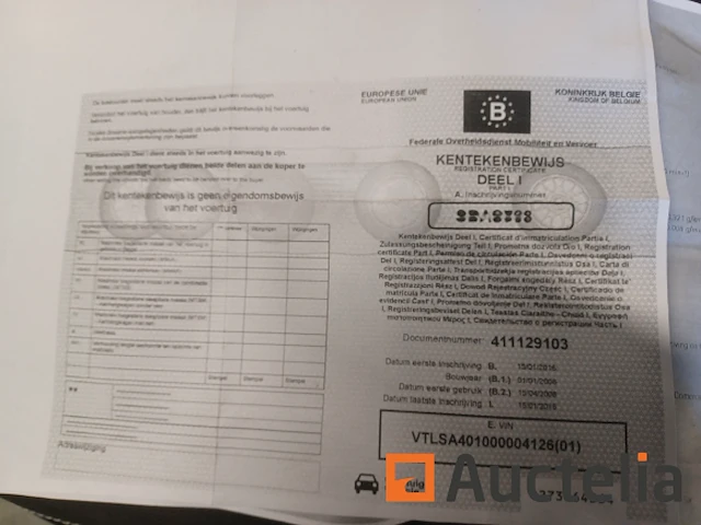 Scooter yamaha yn50f (2016-vin:vtlsa401000004126) - afbeelding 6 van  9