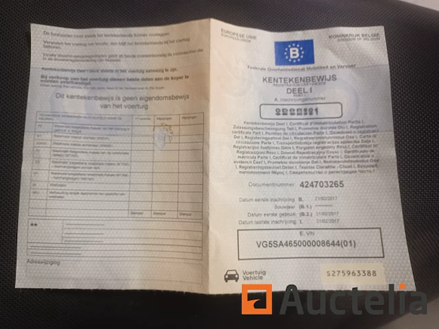 Scooter yamaha yn50f (2017-vin:vg5sa465000008644) - afbeelding 4 van  12