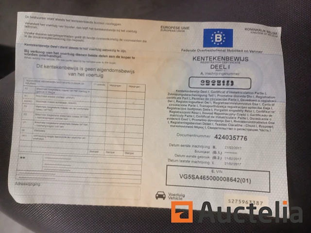 Scooter yamaha yn50f (2017-vin:vgsa465000008642) - afbeelding 8 van  9