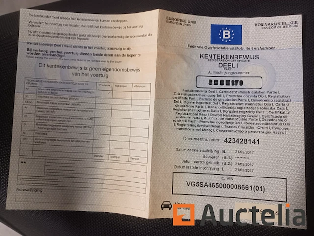 Scooter yamaha yn50f (2017-vin:vgsa465000008661) - afbeelding 2 van  10