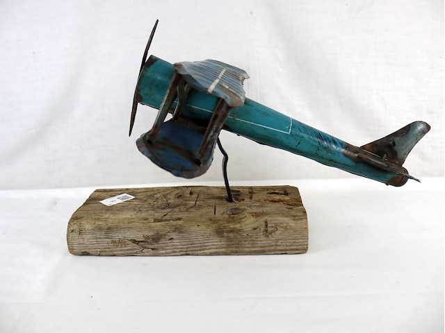 Scrap art vliegtuig - afbeelding 3 van  4