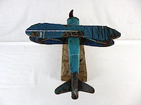 Scrap art vliegtuig - afbeelding 4 van  4