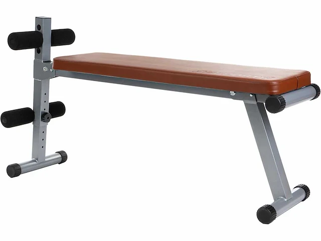 Scsports® halterbank - plat, opvouwbaar, verstelbaar, maximale belasting 120 kg - afbeelding 2 van  4