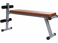 Scsports® halterbank - plat, opvouwbaar, verstelbaar, maximale belasting 120 kg - afbeelding 2 van  4