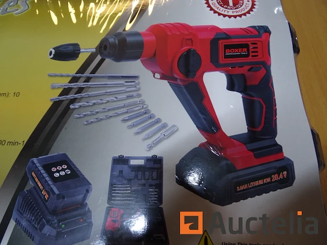Sds plus 20.4v boxer sr-147 klopboormachine - afbeelding 3 van  6