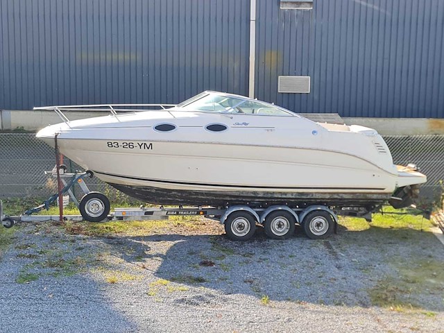 Sea ray sundancer 240 motorjacht met riba boot trailer - afbeelding 1 van  55