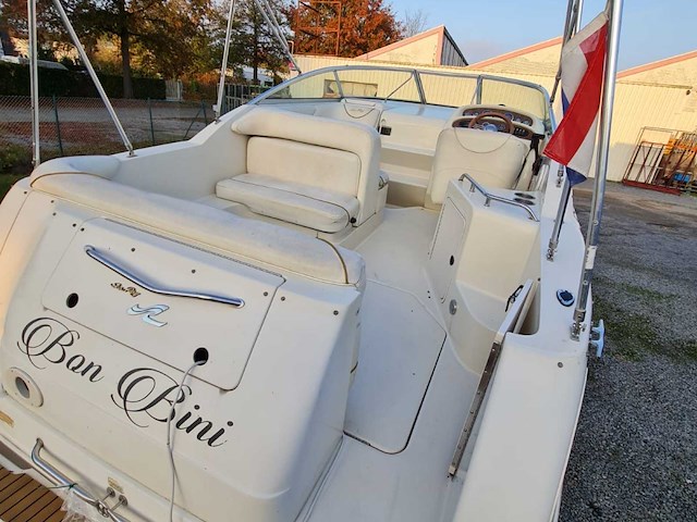 Sea ray sundancer 240 motorjacht met riba boot trailer - afbeelding 16 van  55