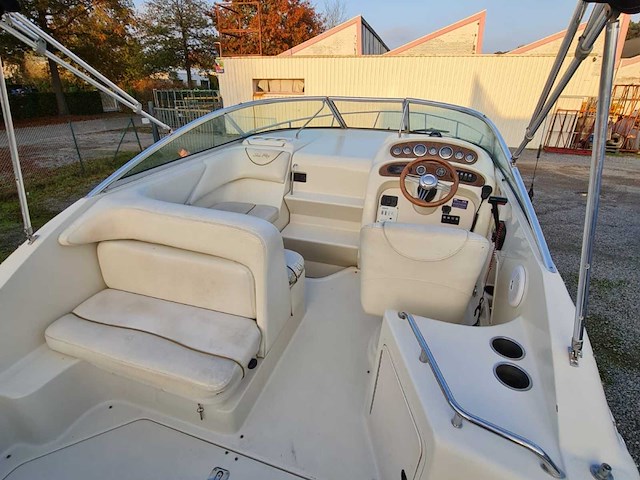 Sea ray sundancer 240 motorjacht met riba boot trailer - afbeelding 20 van  55