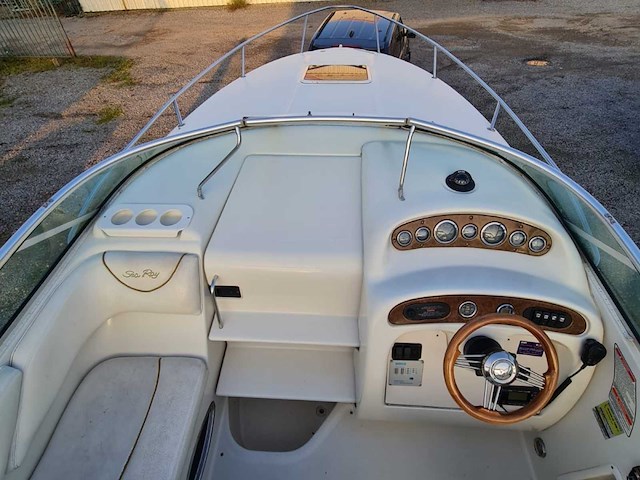 Sea ray sundancer 240 motorjacht met riba boot trailer - afbeelding 22 van  55
