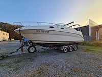 Sea ray sundancer 240 motorjacht met riba boot trailer - afbeelding 23 van  55