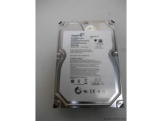 Seagate hd 2tb - afbeelding 1 van  1