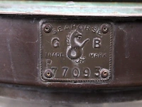 Seahorse scheepslamp koper - afbeelding 3 van  4