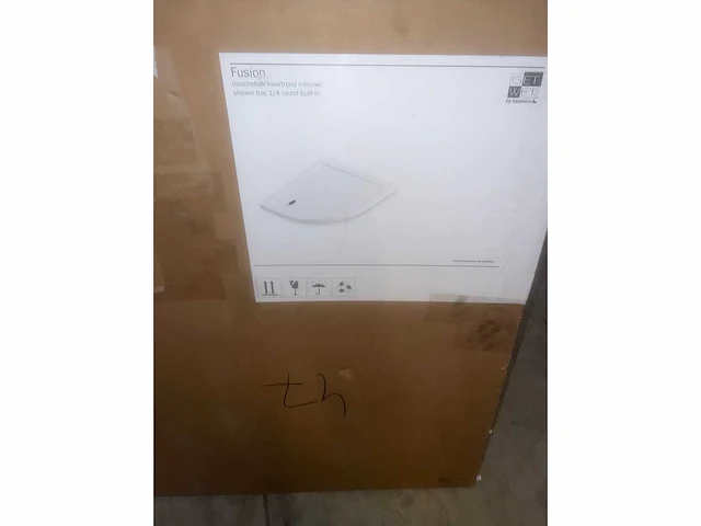 Sealskin - douchebak kwartrond inbouw - douchebak - afbeelding 2 van  3