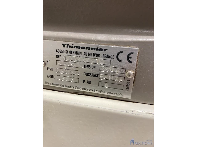 Sealtoestel thimonnier - afbeelding 5 van  7