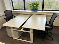Sedus bureau-eiland 160x170 + bureaustoelen - afbeelding 1 van  13