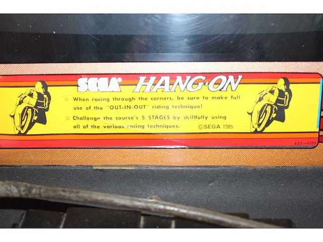 Sega - 1985 - hang on jr. - race arcade - afbeelding 8 van  9