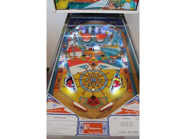 Segasa - cannes - flipperkast - afbeelding 5 van  8