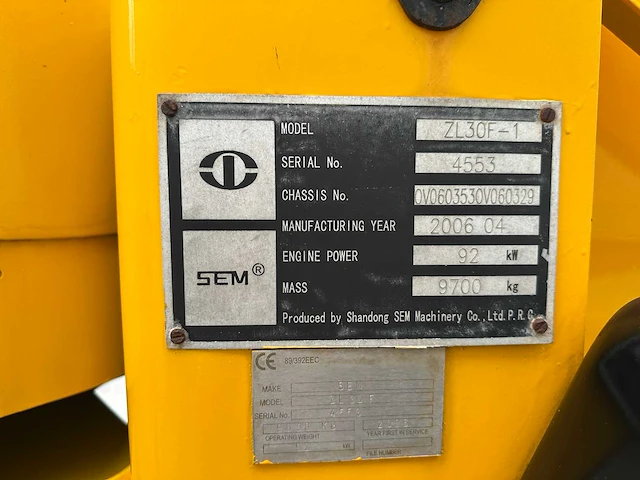 Sem - 2006 - zl30f-1 - shovel - afbeelding 22 van  30