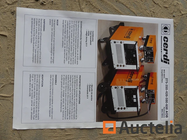 Semi-automatische lasapparaat cerdi cerdi matic 350 aob - afbeelding 7 van  12