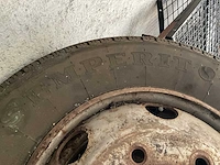 Semperit express steel vrachtwagenbanden met velg 7 stuks - afbeelding 5 van  6