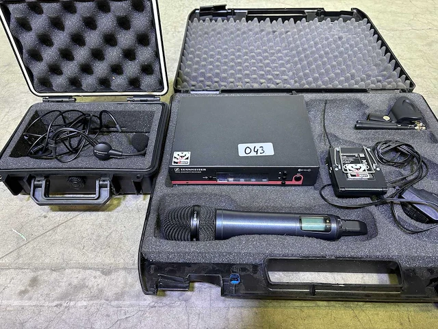 Sennheiser - ew100 g3 /me3 + handheld - microfoon draadloos headset - afbeelding 1 van  2
