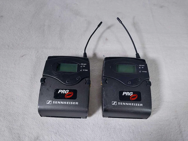 Sennheiser em2050 receiver w/2 x bodypack sk2000 & 2 x handmicrophone skm2000 (718-790mhz) - afbeelding 2 van  13