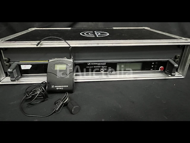 Sennheiser em3031 draadloze ontvanger + lavalier microfoon - afbeelding 1 van  1