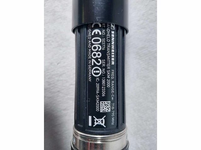 Sennheiser handmic skm-2000-cw 718-790 mhz, black - afbeelding 2 van  2