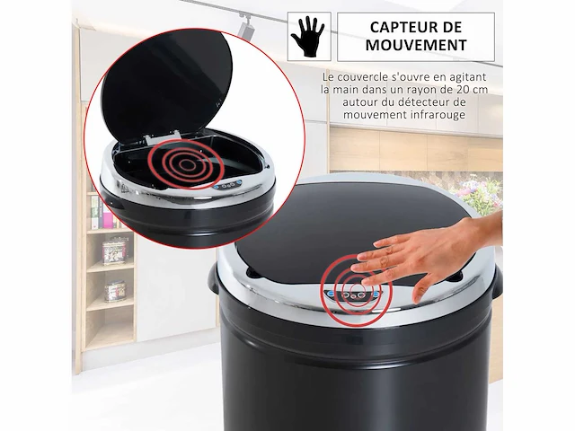 Sensor opvangbak - 50 l - afbeelding 6 van  7
