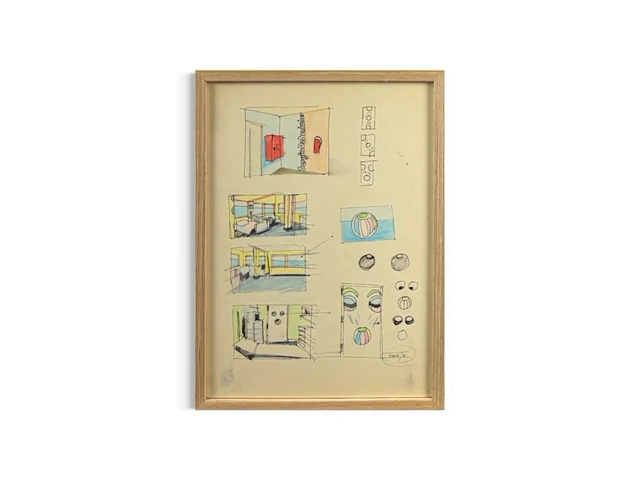 Sergio de beukelaer - originele tekening - afbeelding 1 van  1